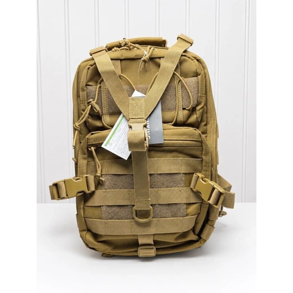 Gz XinXing 20L Tactical Hiking Sling Backpack – Olive